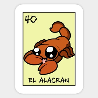 el alacran Sticker